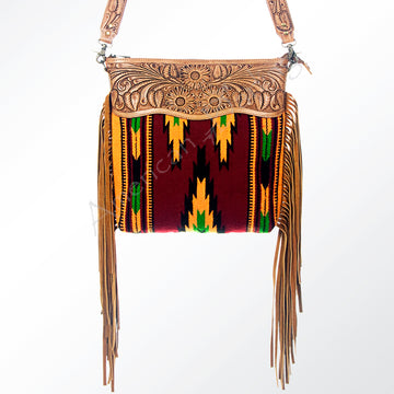 American Darling Cross Body Hand Tooled Saddle Blanket Genuine Leather Western Women Bag Handbag Purse | Crossbody for |Cute